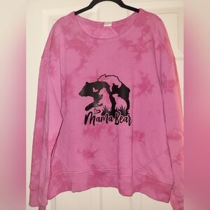 Mama bear and three cubs sweatshirt